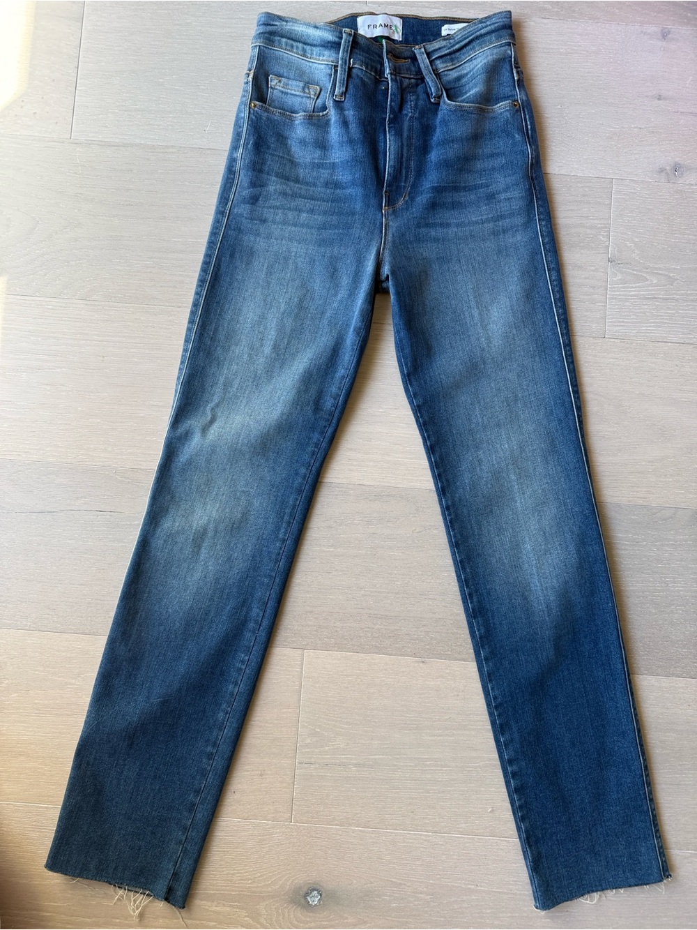 Frame Denim Women's Le Sylvie Slender Straight Leg Jeans 25 X 28
